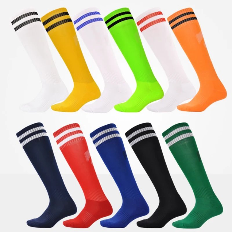 1 пара спортивные носки полиэстер прочный дышащий пота Футбол Бег Велоспорт утолщение открытый спортивные гольфы для Для мужчин мальчиков