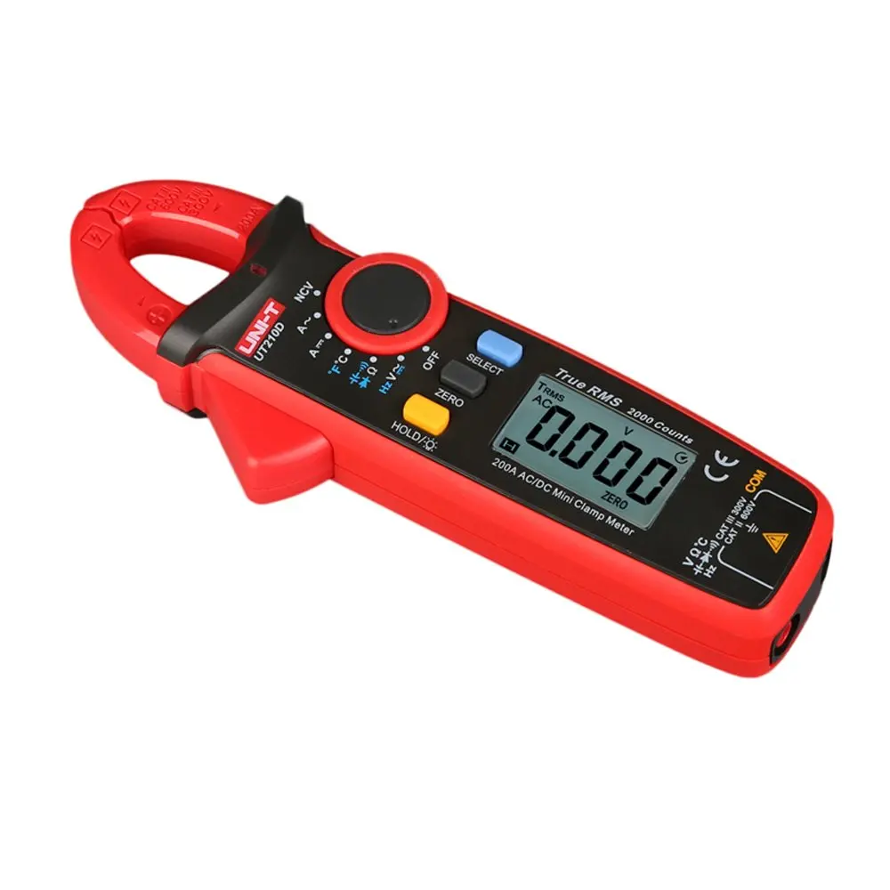 UNI T UT210A 210B 210C 210D 2000 отсчетов цифровой мини мультиметр с автоматическим выбором