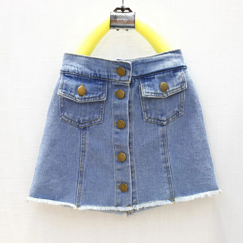 

2018 summer baby girls denim skirt