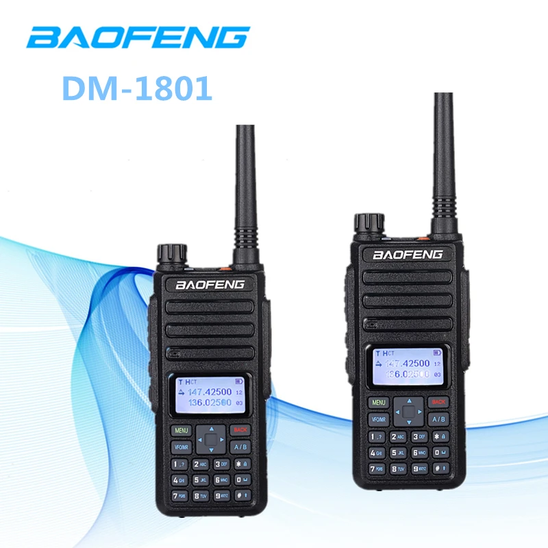 Baofeng DM-1801 Walkie Talkie Dual Band Tier I /& II Digital Analog /& DMR Radio