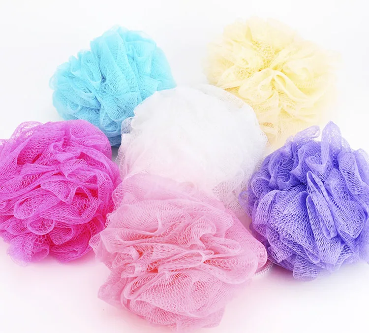 

2 pcs Fashionable Design Baby Balls Lovely Appearance Soft Colorful Bath Flowers Convenient Practical Bath