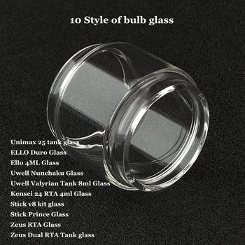 

Fat Extend Bulb Bubble Glass Tube for ELLO Duro Uwell Nunchaku Valyrian Kensei 24 Stick v8 Prince Zeus Dual RTA Unimax 25 Tank