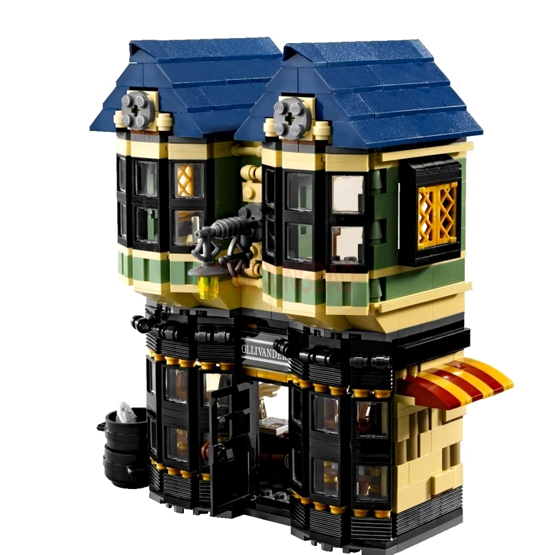 LP 16012 MOC кинонаборы Diagon аллея набор строительных блоков Кирпичи в сборе lepins lelyesing игрушки подарки клон 10217