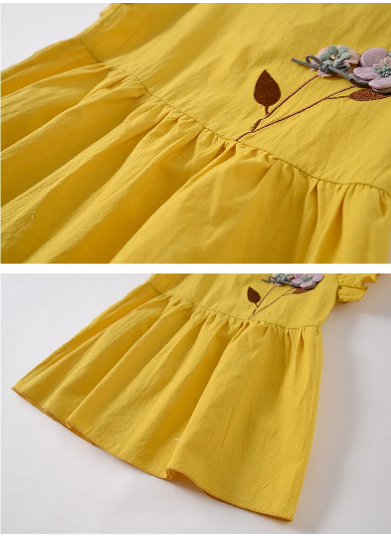 Школьный сарафан для девочек; коллекция 2019 года; летнее модное корейское платье с цветочным рисунком для маленьких девочек; детская одежда