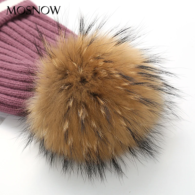 Beanies Лоскутные элегантные шерстяные вязанные шапки 2019 высокого качества помпон