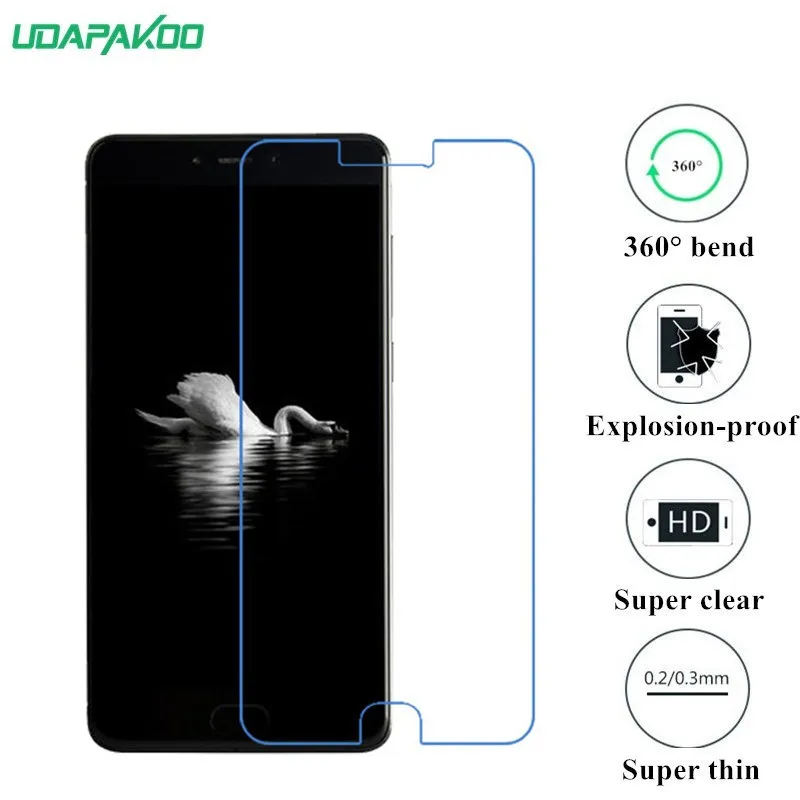 

udapakoo clear Tempered (soft glass) film for Leagoo T5 Nano Explosion-proof glass Screen Protector