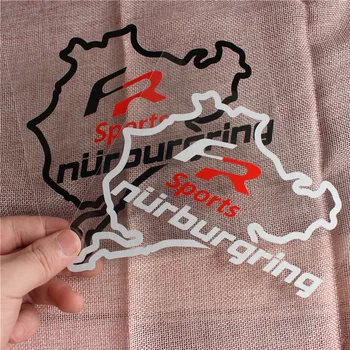 

New White Black FR Nurburgring Sports Sticker Sports Racing Windows Decal Car Styling For Seat Leon Cupra Ibiza Altea Exeo
