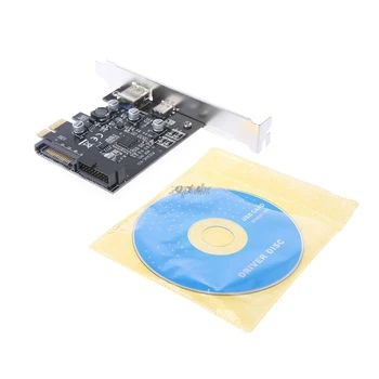 

PCI-E Express To USB 3.1 Type-C USB-C Plug Power Charger Expansion Card Adapter Drop ship