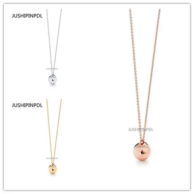 

Rose gold gold nib TIFF100%925 sterling silver classical style pendant necklace DIY ladies elegant gift