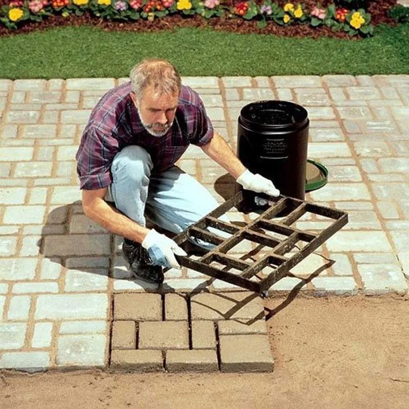Garden Paving Molds Stone Walk Maker Mould DIY Pavement Concrete