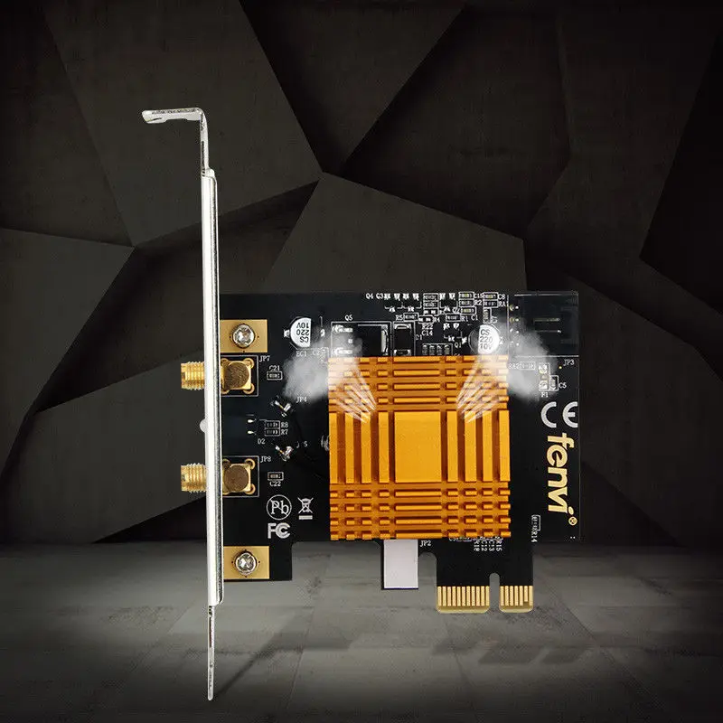 Dual Band Беспроводной AC1200 PCI E Wi Fi адаптер 867 Мбит 802.11ac Bluetooth 4 2 с Intel 8265 карты антенной