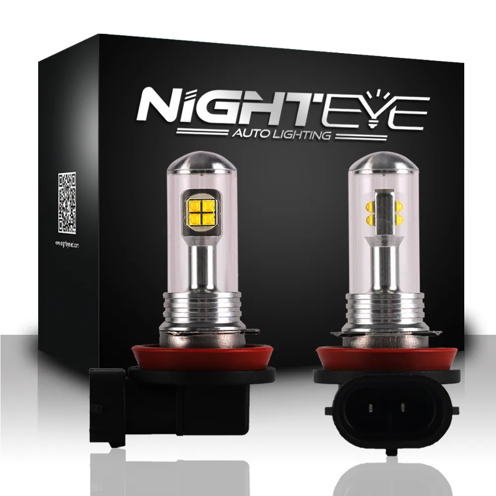 Nighteye Auto Lighting H16JP 80W Car Led Fog Light Bulbs Driving Fog
