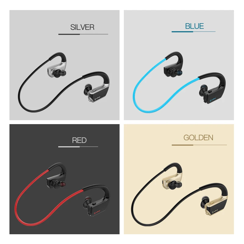 Askmeer IPX4 Водонепроницаемый Mp3 плеера 8 ГБ + Беспроводной Спортивные наушники Bluetooth