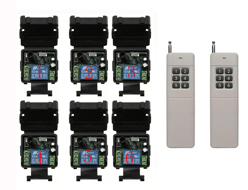 DC 12V 1CH RF Wireless Remote Control Relay Switch light /lamp/ window