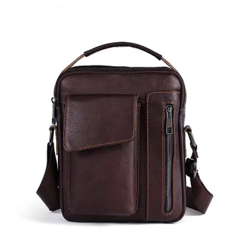 

Fashion Genuine Leather Men Shoulder Bag Casual Top-handle Male Bag Reteo Cowhide Men Messenger Cross Body Bag Bolsas MLT8211