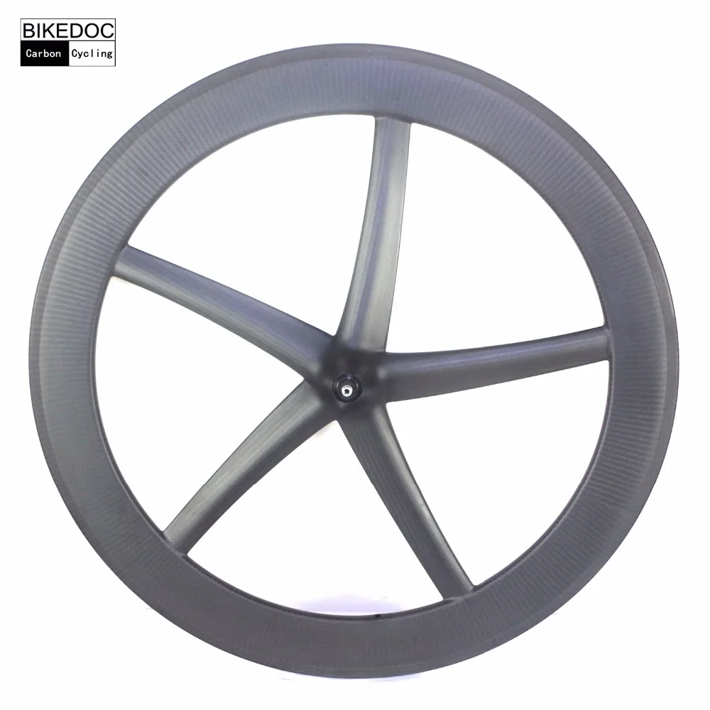 Cheap BIKEDOC 700c Carbon 5 Spoke Wheel Tubular And Clincher 65mm Carbon Wheels 25mm Width Fixed Gear Wheels 7 Cheap BIKEDOC 700c Carbon 5 Spoke Wheel Tubular And Clincher 65mm Carbon Wheels 25mm Width Fixed Gear Wheels 7