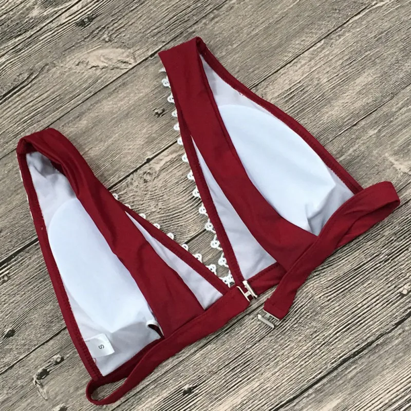 Female Bikini Lace Solid Swimsuit Push Up Bikini Set Swimsuits Biquini Bodysuits Bather Suit Swimwear Women's Swimming Suit Female Bikini Lace Solid Swimsuit Push Up Bikini Set Swimsuits Biquini Bodysuits Bather Suit Swimwear Women's Swimming Suit