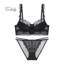 Varsbaby женские сексуальные цветочные кружева пуш-ап нижнее белье хлопок бюстгальтер на косточках наборы для леди