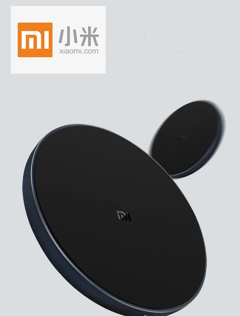 

Original Xiaomi Wireless Charger Qi Smart Quick Charge Fast Charger 7.5W for Mi MIX 2S iPhone X XR XS 8 plus 10W For Sumsung S9