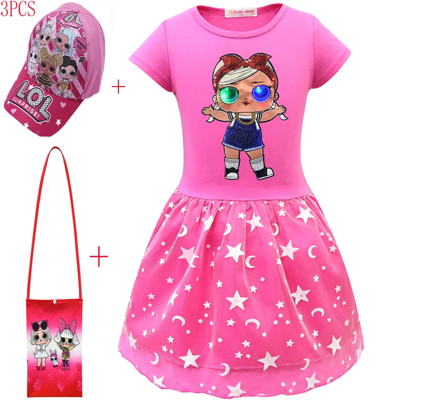 

Baby Girl Clothes Lol Dress Lol Birthday Party Costumes Baby Girl Princess Dress Lol Costume A-line Full Sleeve Princess Dress