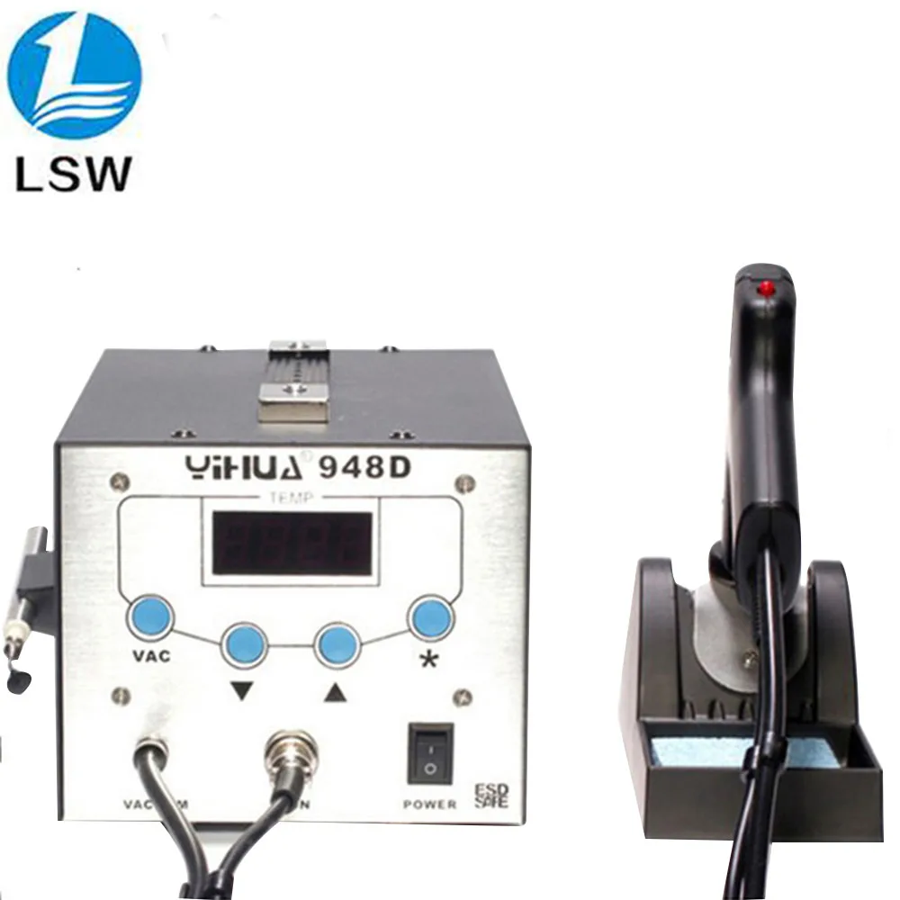 YIHUA948D Iron Soldering Station High Frequency Suction Gun With Pen 3 in 1 BGA Rework | Инструменты