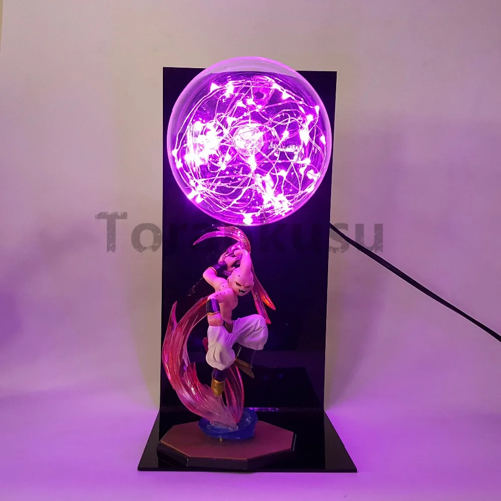 Dragon Ball Z Majin Buu фигурку камехамеха DIY светодиодный светильник в стиле аниме