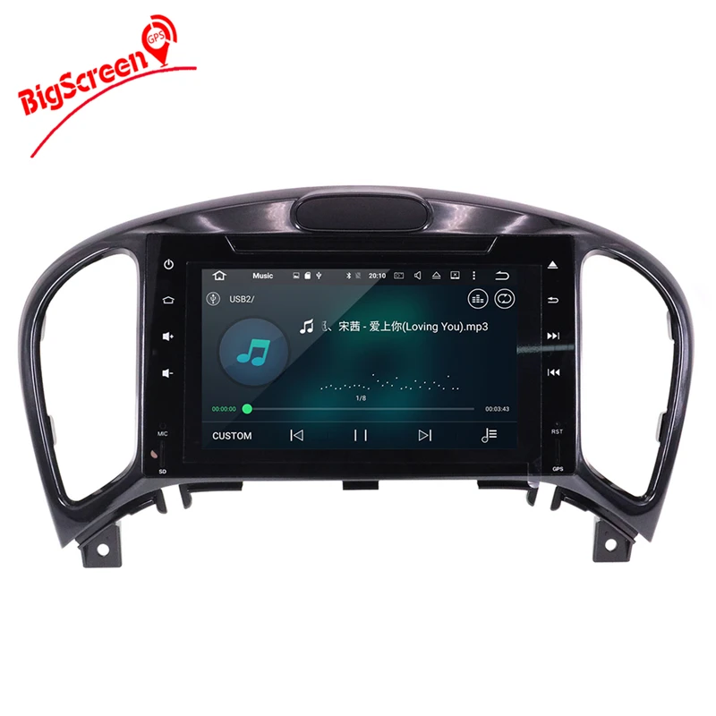 Sale Newest Android 8.1 Eight Core Car DVD Player GPS Navi For Nissan Juke For Infiniti ESQ 2012-2017 Multimedia Satnav Headunit wifi 7