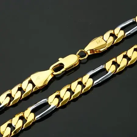 fashion jewelry necklace 10mm 600mm 18k yellow gold filled chain