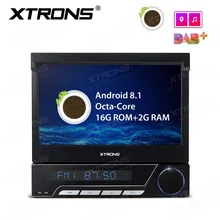 XTRONS Универсальный 7 дюймов Android 8,1 One Din радио автомобиля Стерео Авторадио DVD плеер MP4 MP3 OBD2 DAB+ gps навигация руль