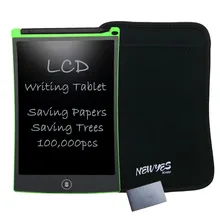 NEWYES 8," Зеленые графические планшеты Рисование электронная доска с стилусом ЖК-планшет для письма с портативным рукавом и магнитом