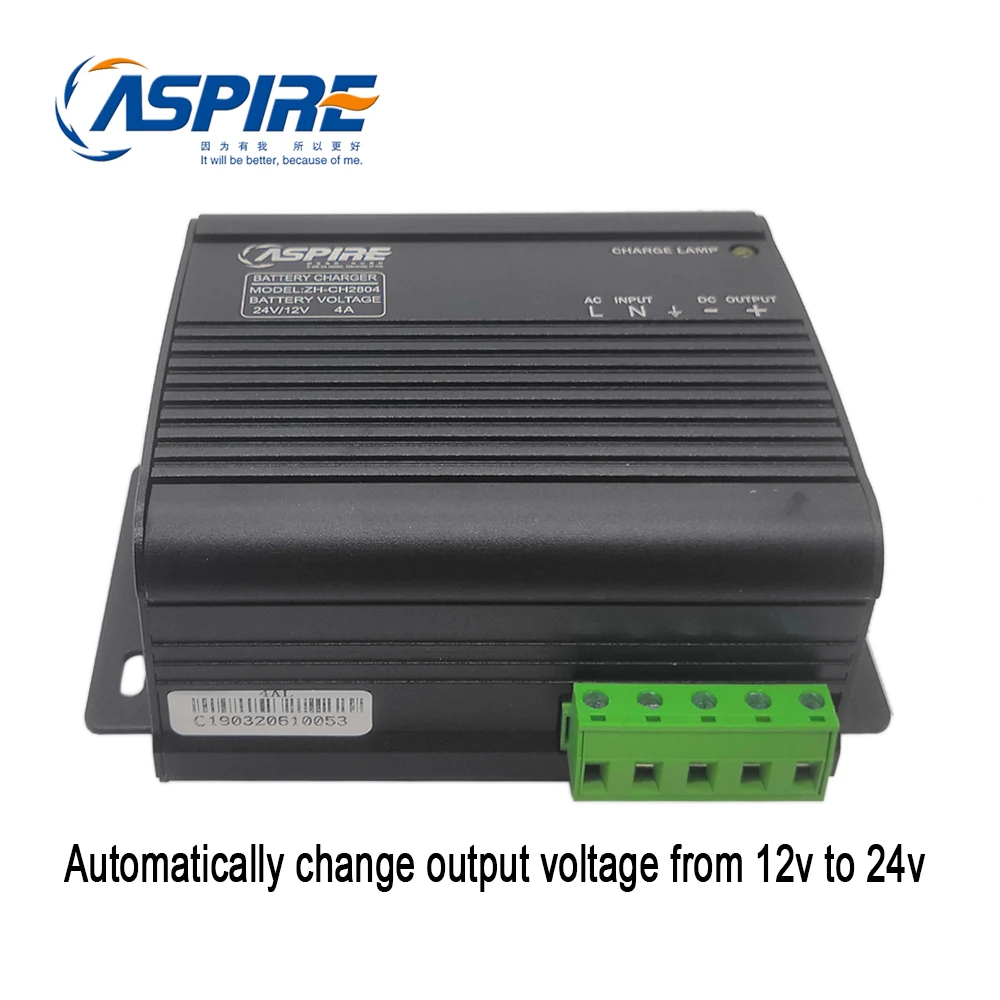 Aspire Dynamo Genset Intelligent Automatic Battery Charger 12V 24V ZH