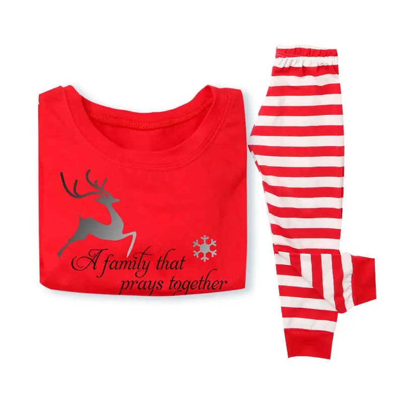 Одинаковые комплекты для семьи; модный Рождественский пижамный комплект для женщин и детей; одежда для сна; Семейные комплекты для папы, мамы, сына и дочки