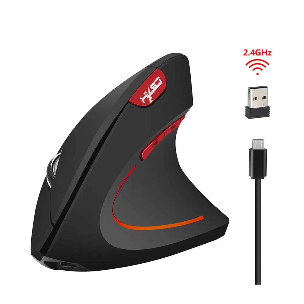 

New Arrival HXSJ T22 Rechargeable 2.4GHz 2400DPI Wireless Mouse 3D Design Mouse for Windows 7/8/Vista/XP/2000