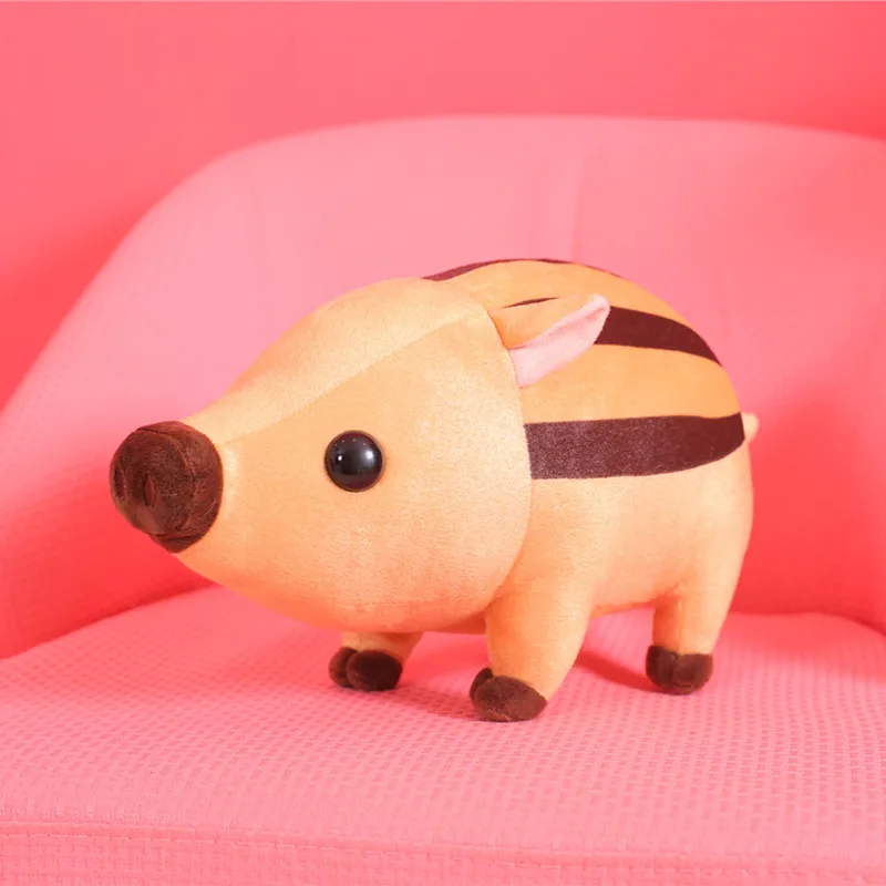 1 шт. 40/60 см Kawaii полосатый дикий кабан плюшевые игрушки мягкие милые зимние