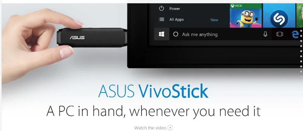 ASUS vivostickpc TS10