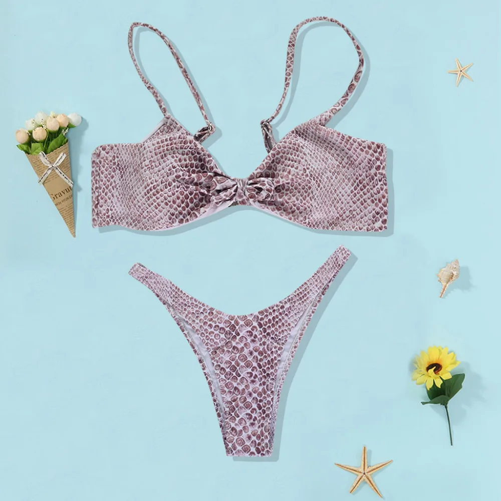 2019 sexy swimwear women bikinis set summer Brazilian beach swimsuit push up Quick drying bikinis e fatos de banho 40J4 (10)