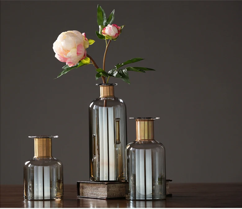 Европейское высокое качество стеклянная ваза гидропоника сушеные цветы стеклянный контейнер домашние свадебные декорации цветок вазы
