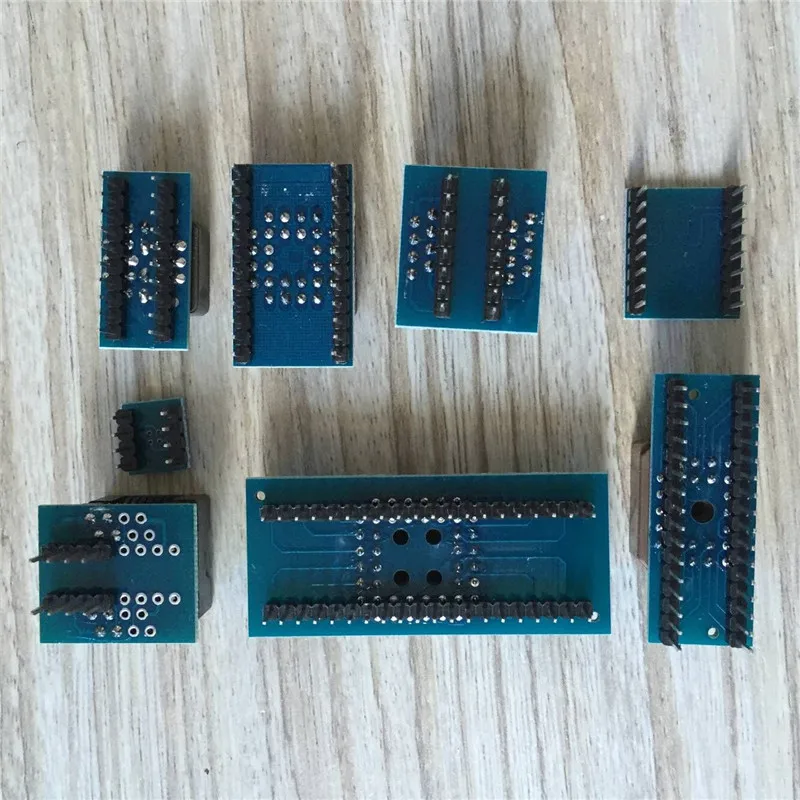 Оригинальный программатор minipro TL866II Plus + 24 адаптера тестовый зажим SOP8 AVR eeprom лучше