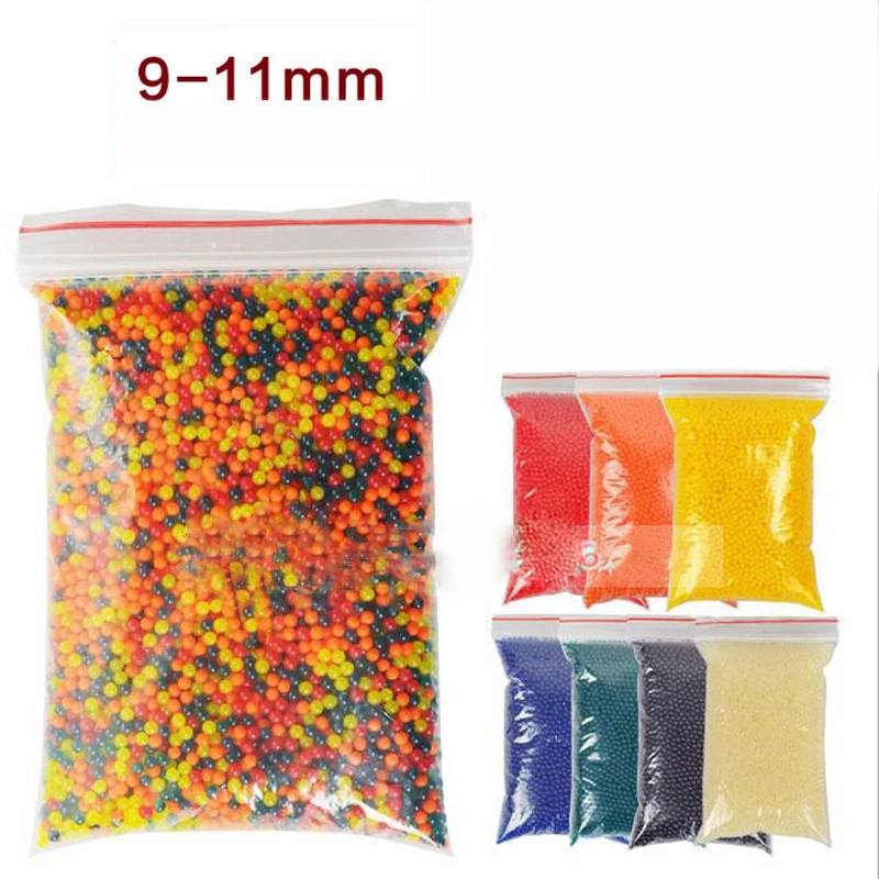 2019 New 10000pcs/packet 9-11mm Orbeez Soft Crystal Water Gun Paintball Bullet Grow Beads Balls Toy Toys High Quality | Игрушки и хобби