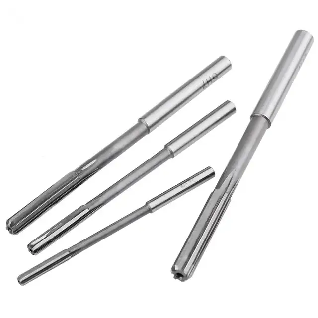 10pcs/set HSS H7 Machine Reamers Straight Flute Reamer Machine Cutter 3/4/5/6/7/8/9/10/11/12mm Woodworking Tools