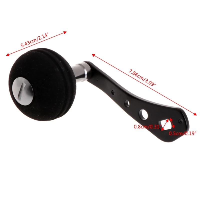 

2018 new Fishing Handle Reel Single Knob Replacement Baitcasting Accessory Aluminum Alloy
