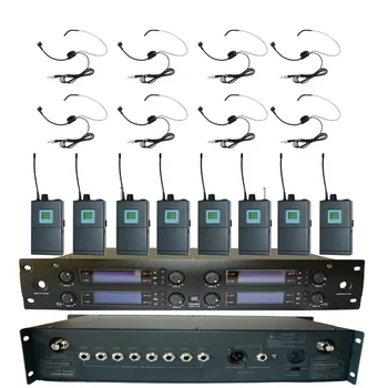 

U-8008-OK-1B-HM-9706 Express Shipping PLL Wireless Transmitter Headset Microphone UHF Microphon for Stage Performance Classroom