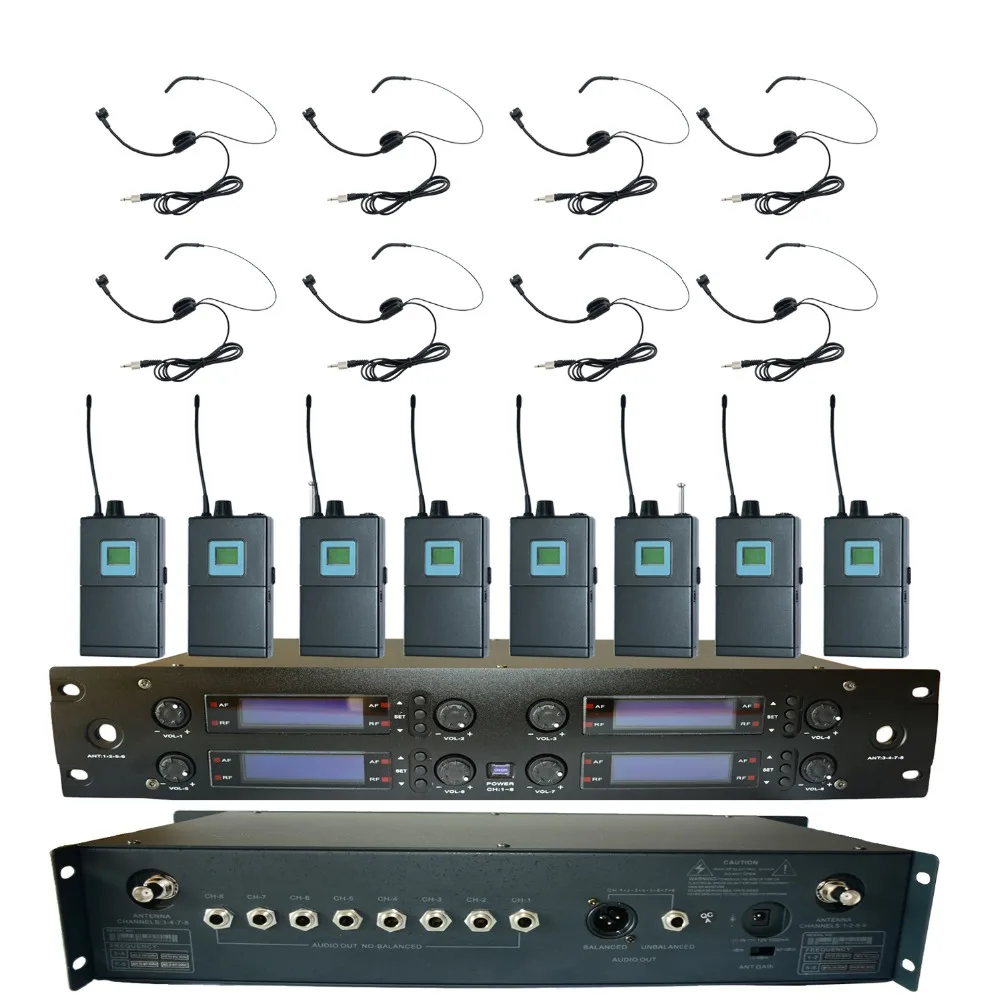 U-8008-OK-1B-HM-9706 экспресс-доставка PLL беспроводной передатчик гарнитура микрофон UHF