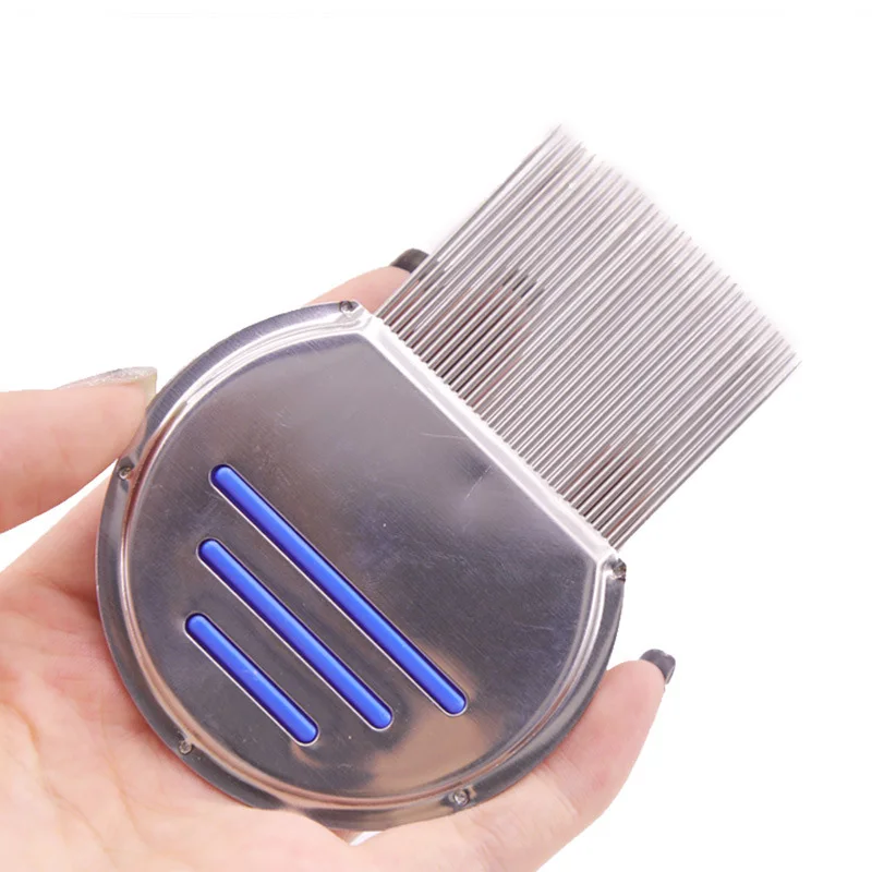 

Fast Shipping New Dog Grooming Clear Fleas Lice Stainless Steel Needles Comb Cat Brush Cepillo Perro Pet Cleaning Supplies