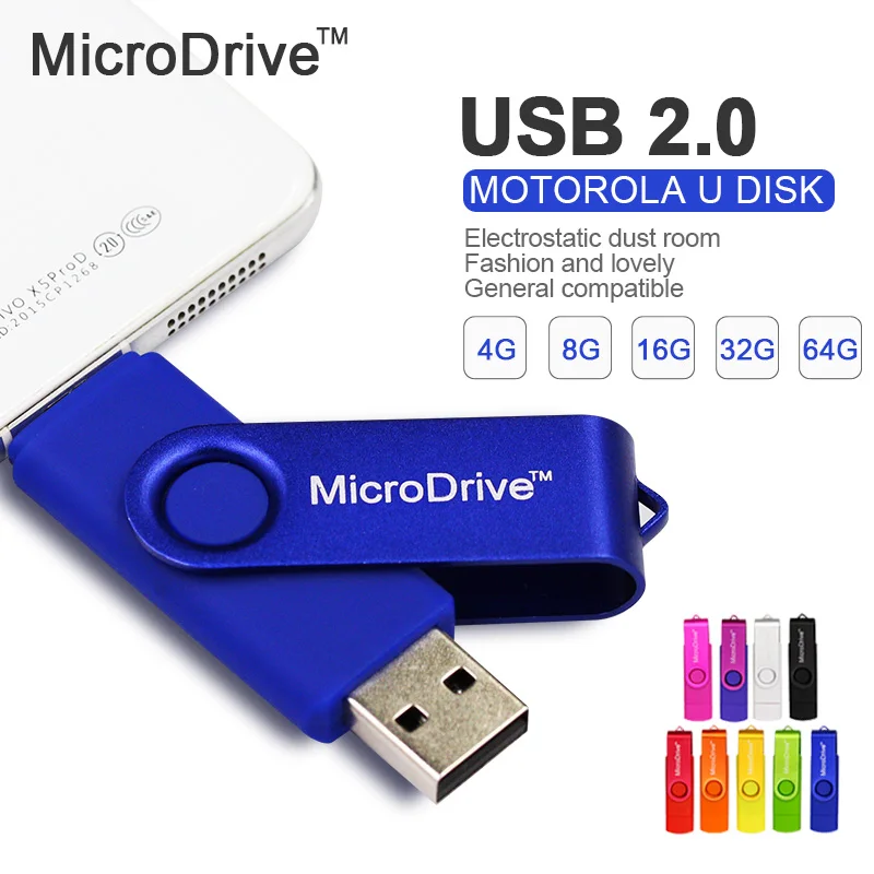 Buy Mirco Drive OTG USB Flash Drive Pen 4GB 8GB 16GB 32GB 64GB Memory