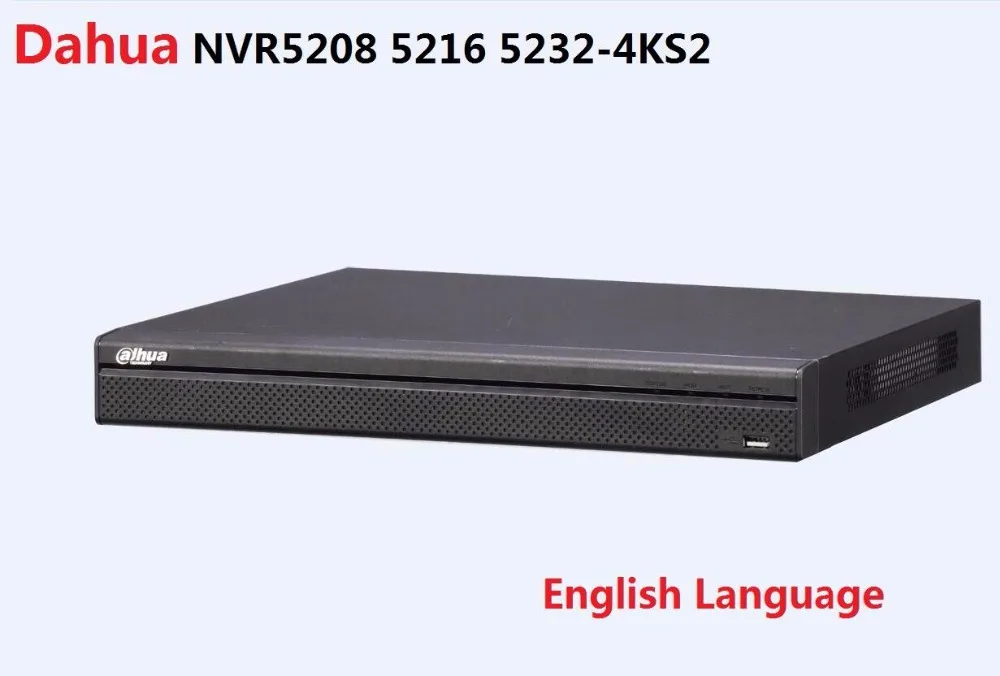  12MP resolution DAHUA 8/16/32CH 1U 4K H.265 NVR Onvif NVR5208-4KS2 NVR5216-4KS2 NVR5232-4KS2 