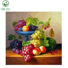 DIY 3D Алмазная картина персик грейпфрут квадратный полностью Алмазный холст масло пластиковый холщовый креативный подарок