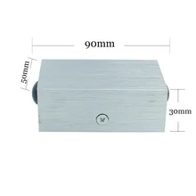 Творческий светодиодный квадратный алюминиевый прикроватная тумбочка для спальни лестница коридор Прихожая Китайский освещение spotlight