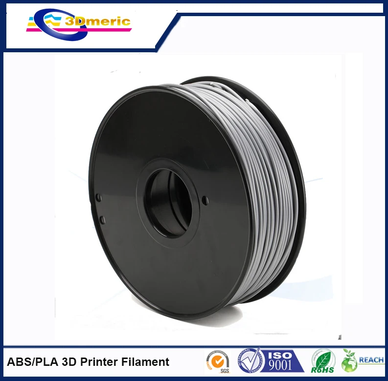 

3mm sliver ABS 3D Printer Consumables-1kg Spool-Dimensional Accuracy+/-0.05mm