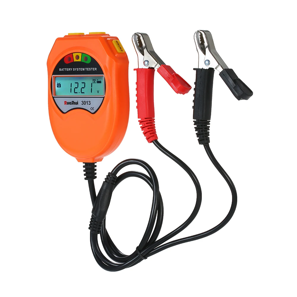 

Digital 12V Car Battery Tester CCA Mode Automotive Battery Load Tester Analyzer Automobile Vehicle Battery Diagnostic Tool